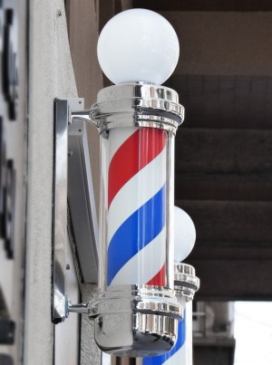 Hudson Massachusetts barber pole